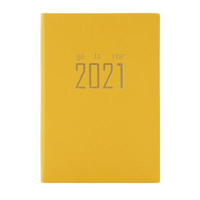 China 2021 A5 Hardcover Book Efficiency Manual 365 Daily Plan Work Plan Time Management Calendar Notebook Customization for sale