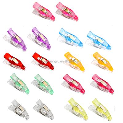 China Amazon Set Sells As Hot Selling Large Size Plastic Sewing Clips For Crafts And DIY Quilting 27mm for sale