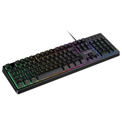 China High Quality OEM Wireless K200 Gaming Keyboard RGB Keycaps Custom Backlit Keycaps Wired Mechanical Gaming 60% Gaming Keyboard RGB for sale