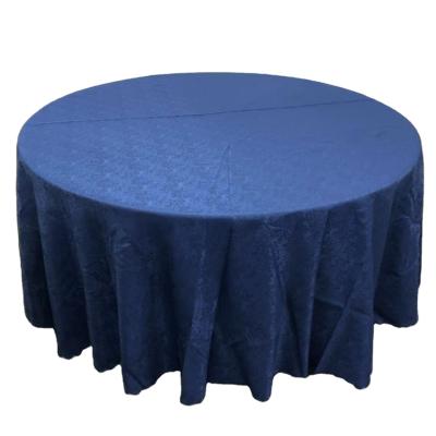 China Oilproof 130inch Table Cover Wedding Polyester Restaurant Tablecloth Wedding Decorations for sale