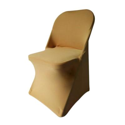 China Durable Folding Burgundy Spandex Chair Cover Wedding Chair Cover for sale