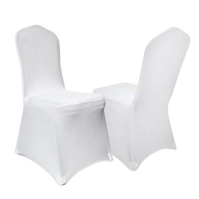 China Wholesale Durable Polyester Spandex Chair Seat Cover Wedding Chair Covers Cheap for sale