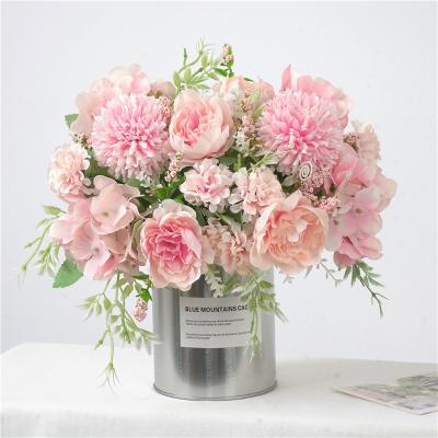 China Factory direct sale durable flower artificial plastic artificial flowers for wedding decoration for sale