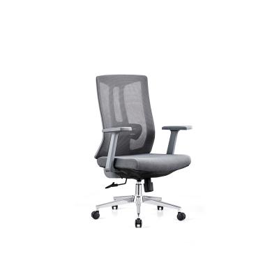 China Factory Wholesale Comfortable Gray Low Back Computer Modern Style Office Swivel Chair for sale