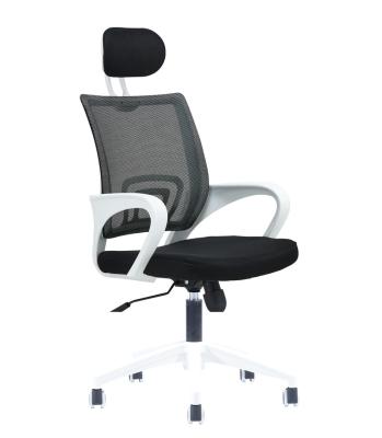 China High Quality Mesh Adjustable Ergonomic White Safe Office Rotation Chairs For Obese People for sale