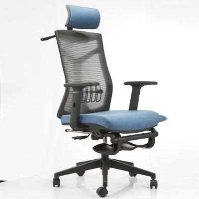 China Wholesale Swivel Headrest Factory Computer Mesh Wheel Luxury Office Ergonomic Rotation Executive Chair for sale