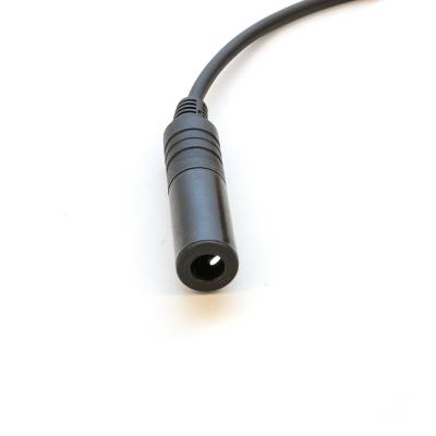 China Walkie Talkie Cable Connection Headset 7.1mm Female Connector Cable for sale