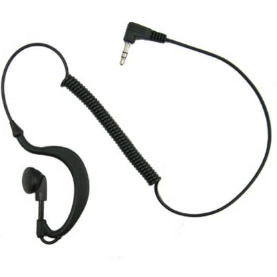 China Earphone only receiver [DT27-3.5/3L] G shape comfortable earhook with 3.5mm L type connector for sale