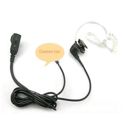 China In-ear Acoustic Air Tube Vox PTTs Security Headset Walkie Talkie Earpiece [EV1702] for sale