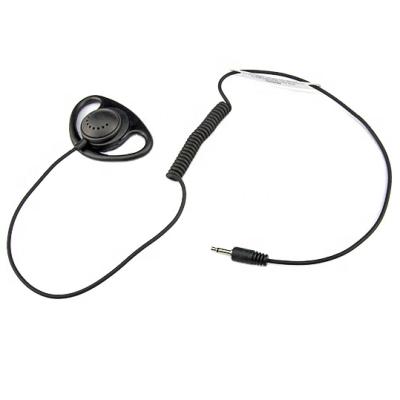 China In-ear D shape listen only earpiece walkie talkie two way radio for sale