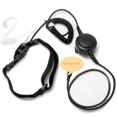 China [E1977] Large Round Neckband PTTs Neckband Soft Throat MIC For Walkie Talkie Two Way Radio for sale