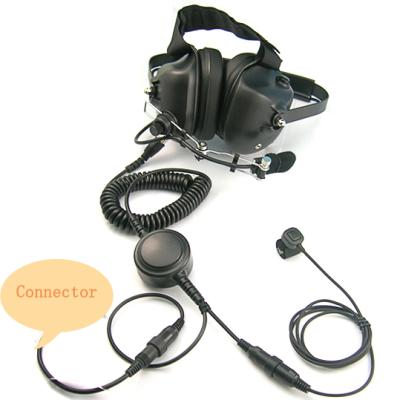 China Headband Walkie Talkie Noise Canceling Helicopter Headset For Pilot for sale