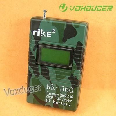 China Rike RK560 50MHz-2.4GHz RK560 Portable Handheld Frequency Counter for sale