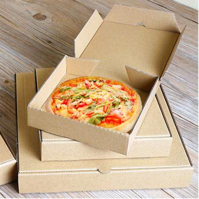 China Disposable OEM ODM No 7 Inch Printed Corrugated Pizza Box for sale