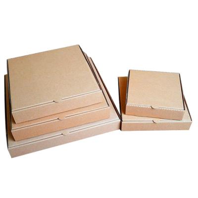 China Disposable Kraft Paper Disposable 11 Color Inch No Printed Pizza Box for sale