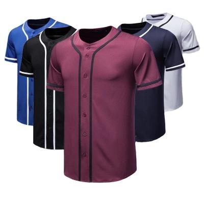 China Wholesale Cheap Blank Baseball T-shirt 100% Polyester Custom Baseball Tank Top Antibacterial for sale