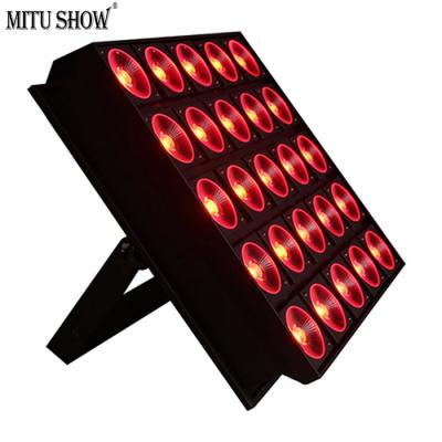 China 1-20 times/s High Speed ​​Strobe Effect Led 25*10W RGB 3in1 Matrix COB Matrix Blinder Light For Spotlight for sale