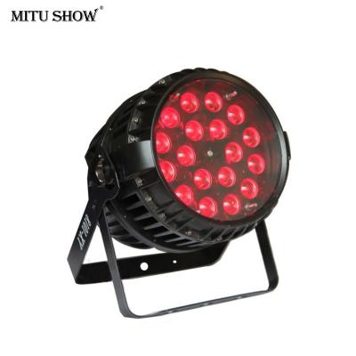 China Outdoor Led LED Rainbow Effect 18pcs 10w RGBW 4IN1 Zoom Par Cans Waterproof IP65 for sale