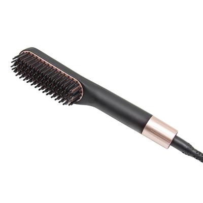 China 2021 New Hotel Electric Ceramic Beard Straightener Heated Brush For Men for sale