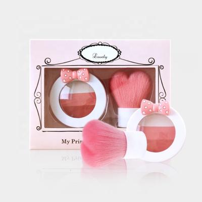 China Beautify face makeup factory price OEM natural highlighter bar palette blush private label cosmetic makeup blush kit for sale