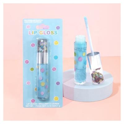 China Hot Selling Moisture Base Kids Lip Gloss Sellers Make Your Own Natural Fruit Small Cheap Girl Clear Lip Gloss for sale