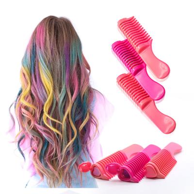 China Washable Temporary Private Label Fashion Hair Color Chalk Color Comb Luminous Hair Chalk for sale