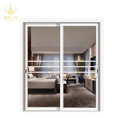 China Modern Attractive Design Aluminum Sliding Glass Doors For Living Room for sale