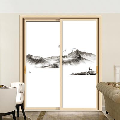 China Modern high quality thin frame aluminum doors and windows for sale