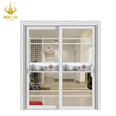 China Competitive Price Modern Kitchen Sliding Aluminum Glass Doors Decorate for sale