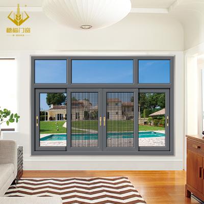 China Sliding more style options aluminum windows and doors for living room for sale