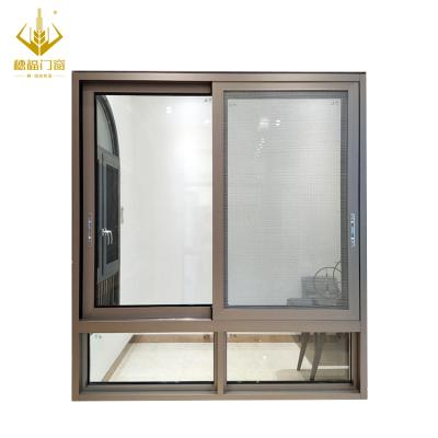 China Sliding Aluminum Profile Residential Sliding Metal For Sliding Windows for sale