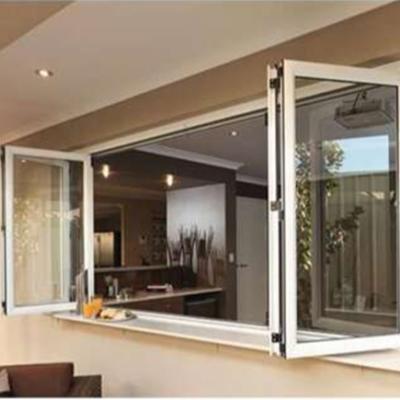 China Residential Bi Folding Aluminum Commercial Commercial Window for sale