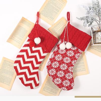 China Holiday Decoration Christmas 2021 Holiday Decoration Sublimation Stocking Stuffer Large Christmas Stocking Gifts Knit Socks for sale