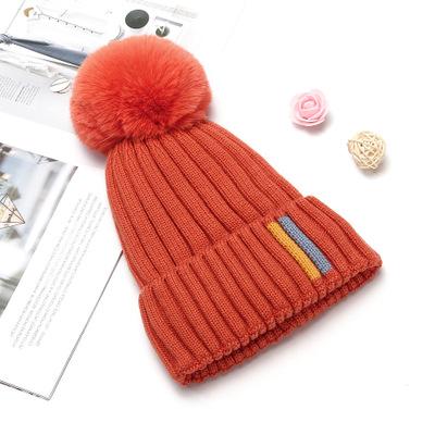 China 2021 MUSHROOM Winter Plain Thick Knitting Flip Top Hat Knitted Hats For Women for sale