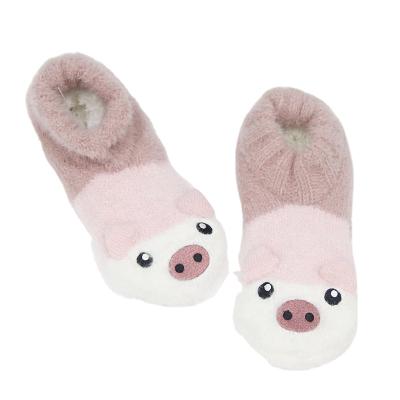 China 2021 Cartoon Hot Women's Bumps Plush Non-slip Socks Thickened Winter Patch Socks S0002 S0002 for sale