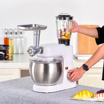 China High Quality Tilt Head Design Processor With Chopper Mixer Bowl Maker Machine Cake Dough Mixer Stand Food Mixer for sale