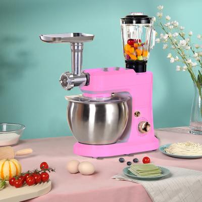 China Tilt head design all in 1 one industrial home bakery food processor with chopper dough mixer food mixer for sale