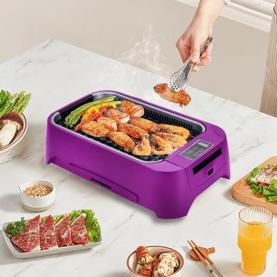 China Purple Colorful Electric Accessories Chicken Charcoal Machine Stainless Steel RV Basket Pan Portable BBQ Car Grills for sale