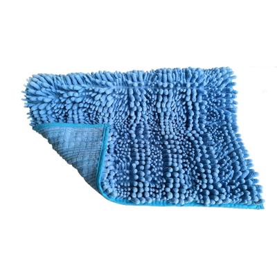 China Eco-friendly.anti-slip.durable bathroom microfiber chenille rug for sale