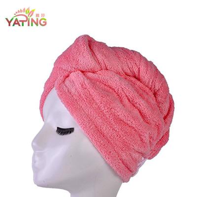 China OEM Good Quality QUICK DRY Lightweight Microfiber Hair Turban For Hair Salon for sale