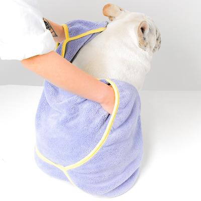 China Super Absorbent Microfiber Dog Drying Towel Safe Towel For Dog Kids for sale