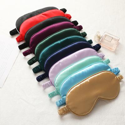 China New Style Mulberry Silk Eye Mask OEM Adjustable Sleep Shade Moisturizer And Breathable Eye Mask for sale