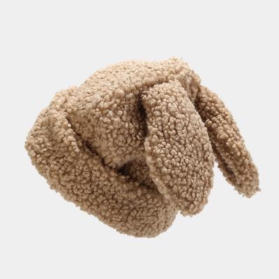 China 2021 new style COMMON INS winter beanie hats with earmuffs ear cap rabbit ear moveable hat for women for sale