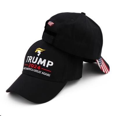 China JOINT MAGA Trump Hat 100% Cotton 2024 Election Adult Baseball Cap Embroidered Make America Great Again Hat for sale