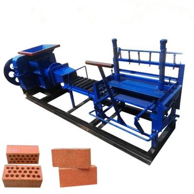 China Semi Automatic Brick Making Machine Small Vacuum Mud Brick Maker Dirty Clay Fire Red Brick Making Extruder Machine Price for sale