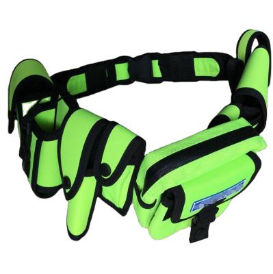 China Durable Customized 5cm Green Belt With Many Sorts Bags Or Pouches With Plastic Buckles for sale