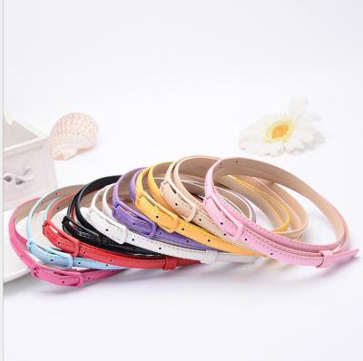 China Durable Hot Sale Lady Skinny Belt With Square Buckle Belt For Long Dress Factory Have In Stock for sale