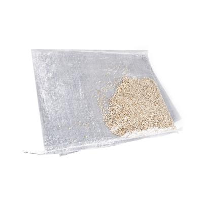 China ANTISTATIC High Level Virgin Polypropylene White Material 100% Transparent PP Woven Bag Recyclable for sale