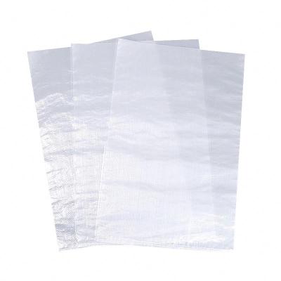 China 100% White Transparent PP Woven Bag ANTISTATIC High Quality High Level Recyclable Virgin Polypropylene Material for sale