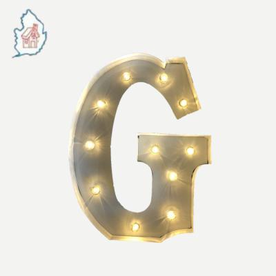 China Buildings Metal Marquee LED Light Up 3d Letter Sign for sale